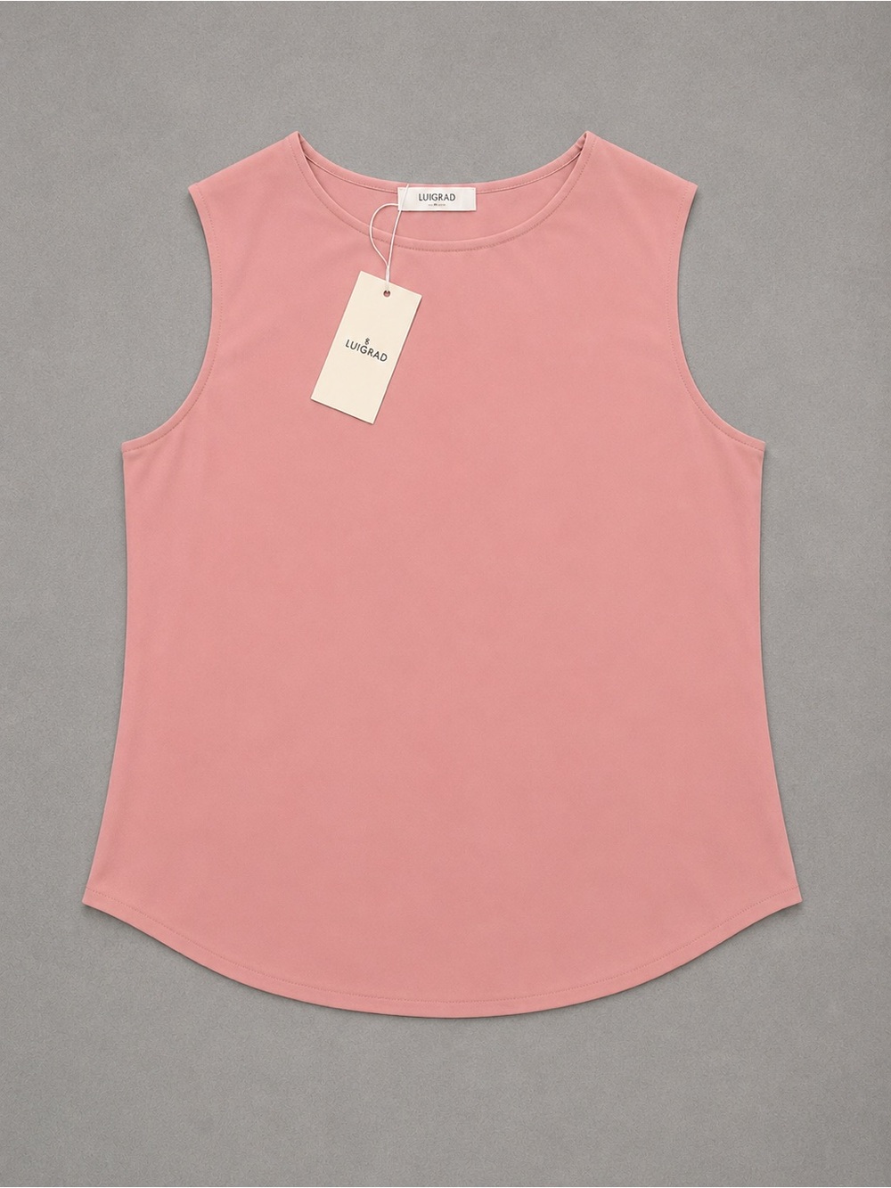 NWT - Luigrad Womens Chiffon Tank Tops Crewneck Sleeveless Top - Size Large